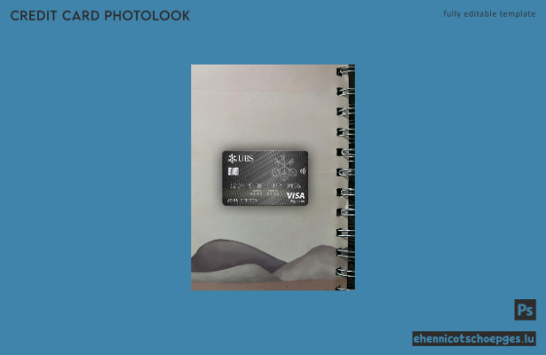 Monaco UBS Bank Visa Signature Card Fotoansicht Beispielvorschau